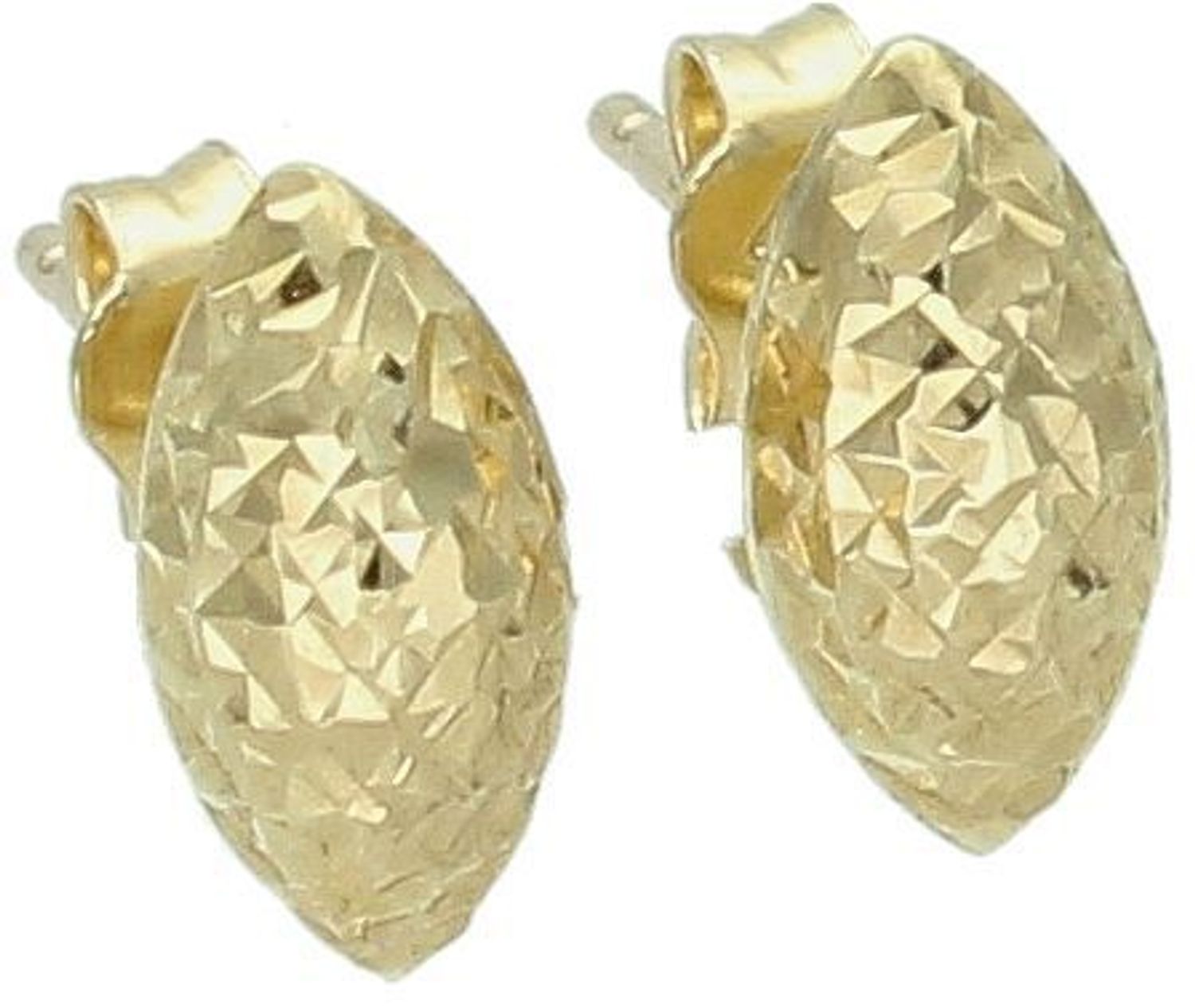 Kolczyki złote grawerowane pr 375, KL 2145 375  Prezentujemy wyjątkowe złote kolczyki o próbie 375, które łączą klasyczny styl z delikatnym grawerowanym wzorem.1.jpg